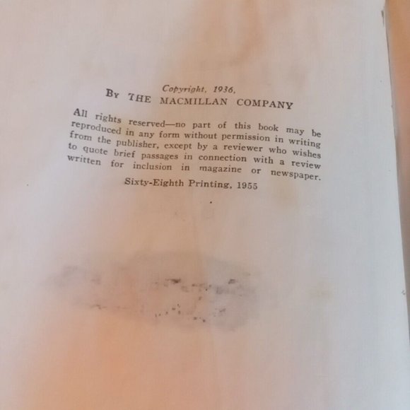 Gone with the Wind Margaret Mitchell 1955 Edition 68th Printing Hardcover - Picture 9 of 15